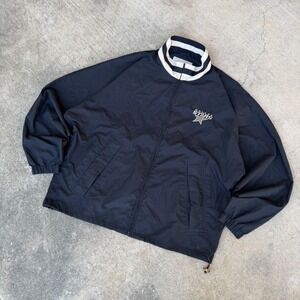 Cutter & Buck Dallas Stars NHL Windbreaker Jacket Mens Large Black Full Zip L